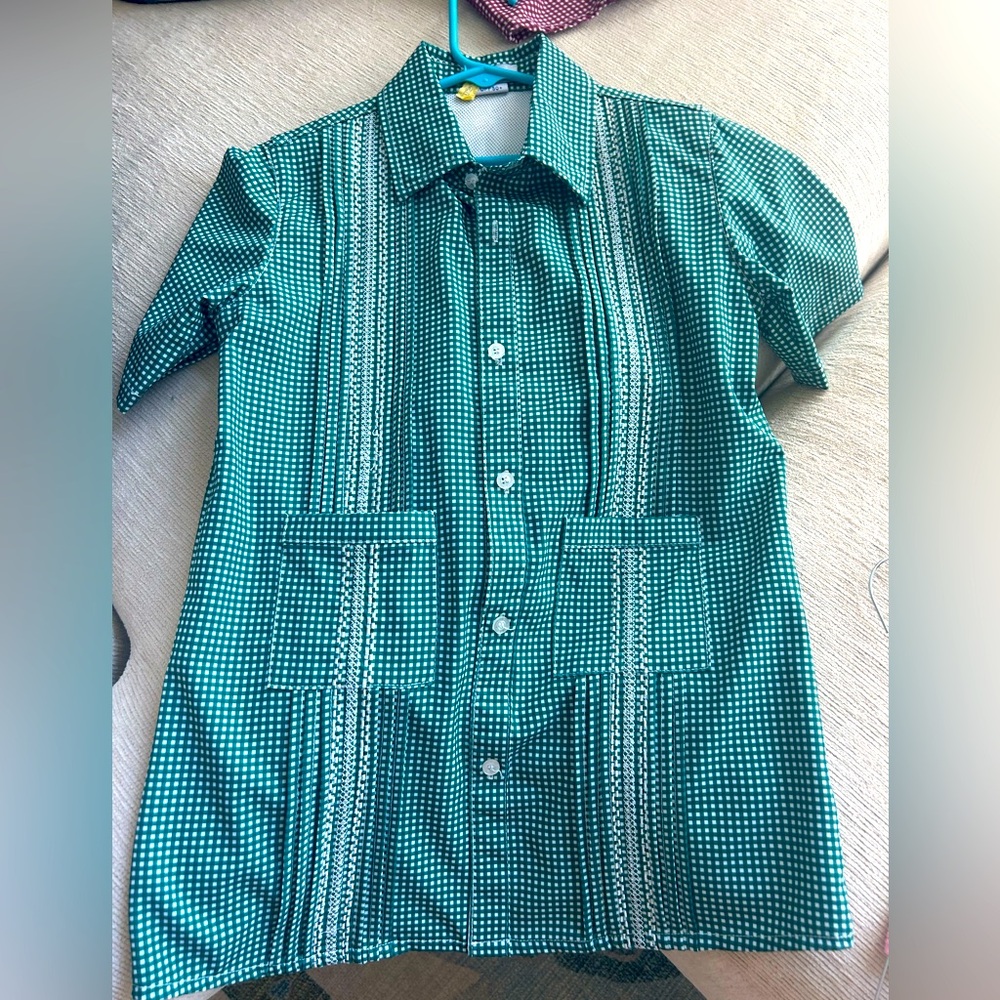 Girls Casual Button Up Dress